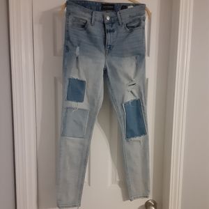 Lucky Brand Light Wash Patchwork Jeans